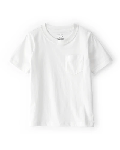 Toddler Solid Short-Sleeve Pocket Tee