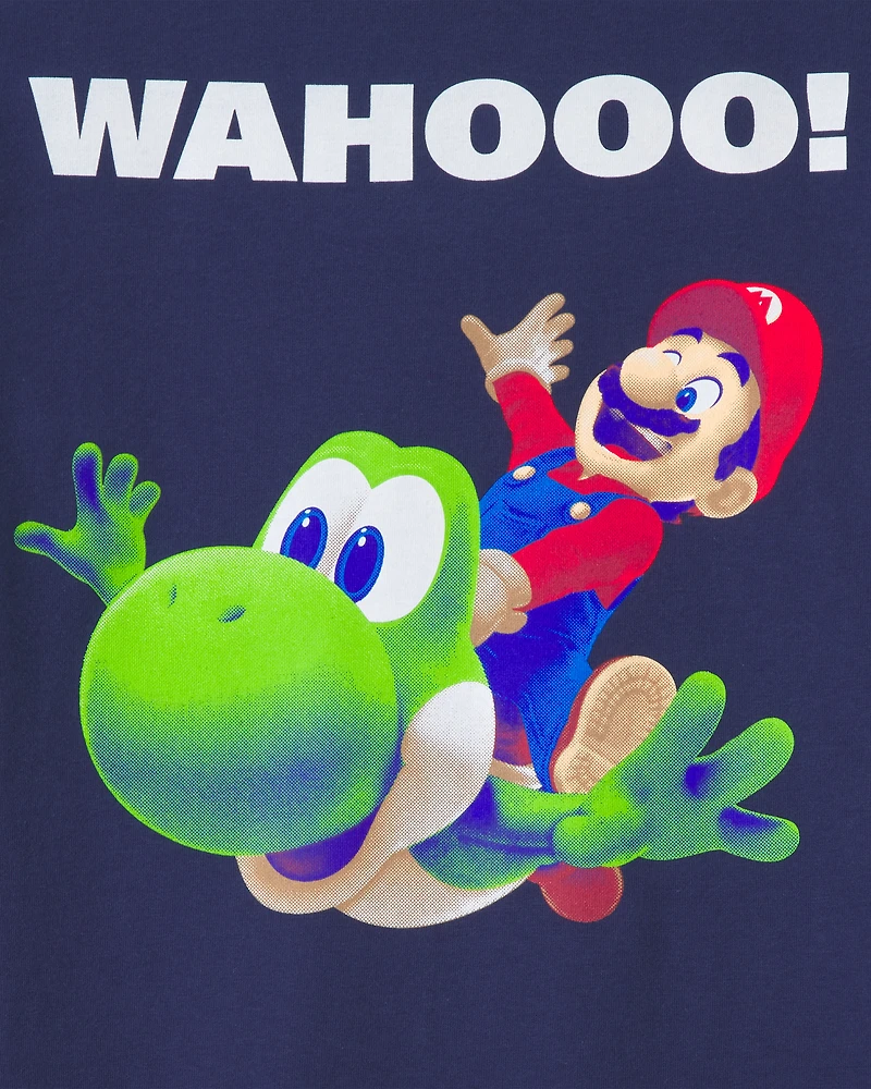 Boys Nintendo Super Mario Jersey - Navy Blue