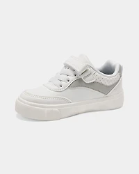 Toddler Boy Casual Shoes - White/Grey