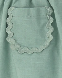 Baby Girl Pocket Skort - Green