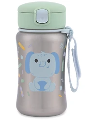 Besties Squad Stainless Steel Straw Bottle - Elephant