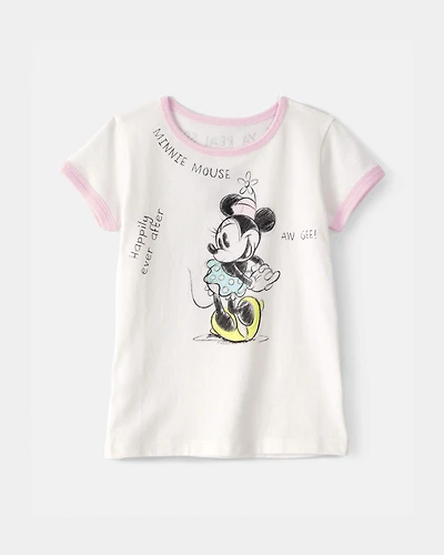 Toddler Girl Disney© Minnie Mouse Graphic Tee - White
