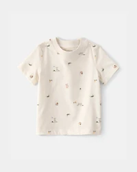 Baby Boy 2-Piece Easter Bunny Shortall Set - Blue/Cream