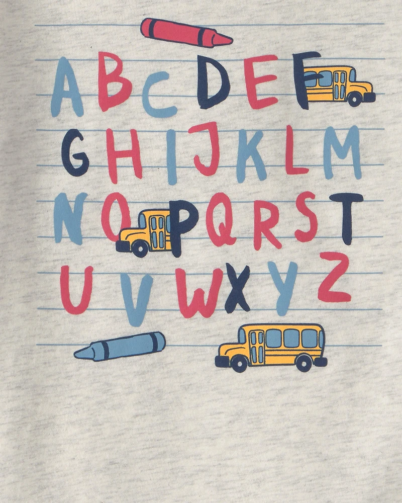 Toddler Boy Long-Sleeve Graphic Tee - Grey