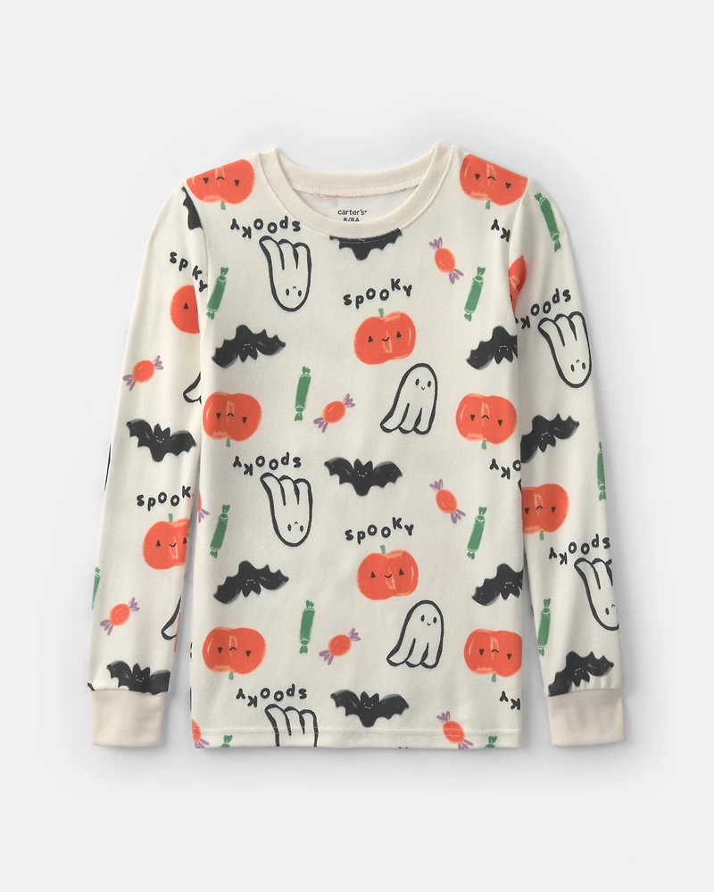 Kids 2-Piece Halloween Long-Sleeve Snug Fit Pyjama Set