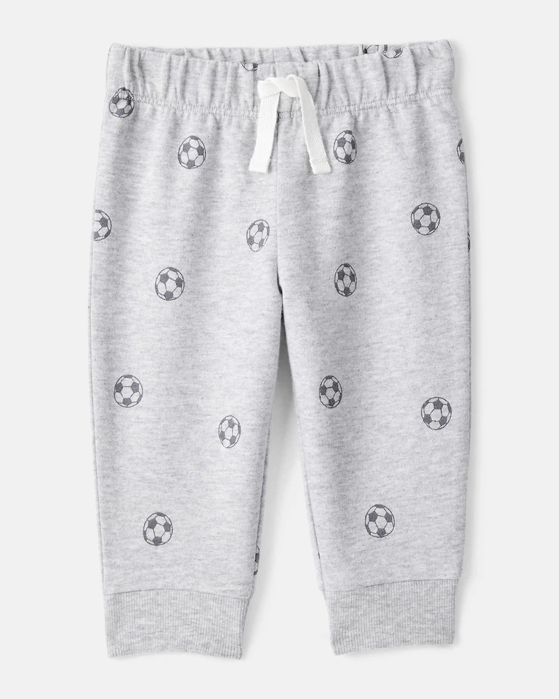 Baby Boy 2-Piece 'Just Kickin it' Soccer Bodysuit & Pant Set - Green