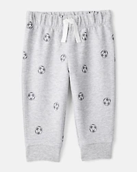 Baby Boy 2-Piece 'Just Kickin it' Soccer Bodysuit & Pant Set - Green