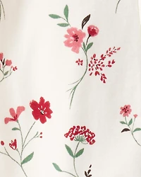 Baby Organic Cotton Sleep & Play Pyjamas Rosethorn Hollow Print