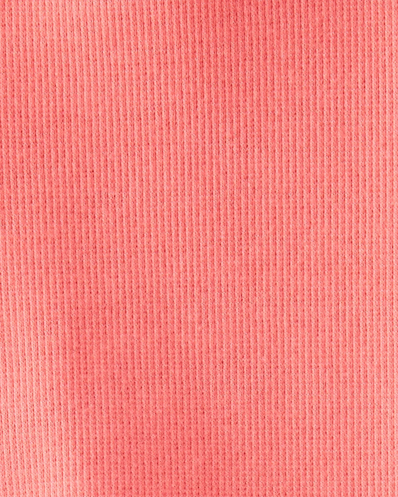 Baby Organic Cotton Ribbed Pyjama Set Pink