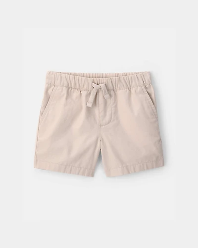 Baby Boy Canvas Shorts - Khaki