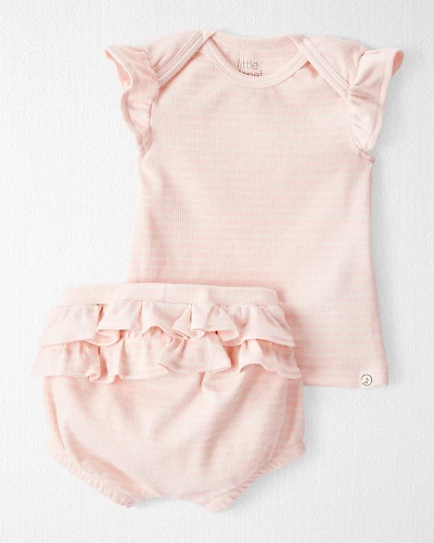 Baby 2-Piece Organic Cotton Rib Set