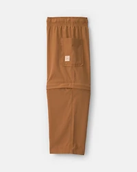 Toddler Boy Poplin Pants - Brown