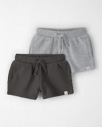 Baby 2-Pack Organic Cotton Shorts