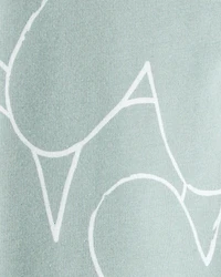 Toddler Girl Cotton Heart Stretch Leggings - Green