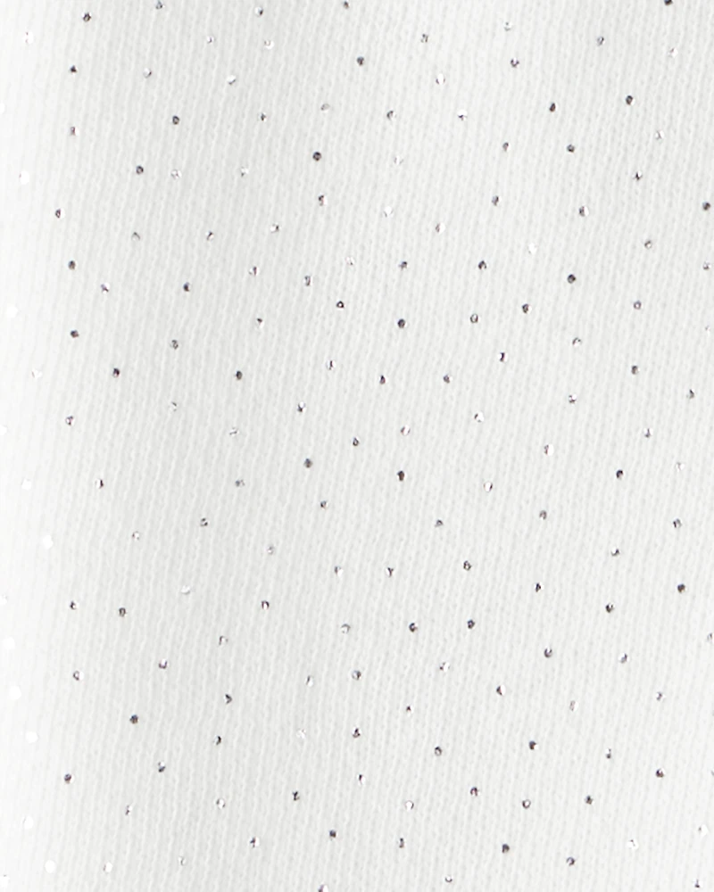 Baby Girl 2-Piece DayDream Fleece Snow Day Bodysuit & Pant Set - Cream/Blue