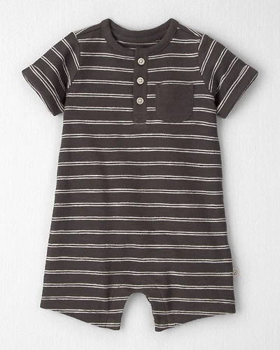 Baby Romper Made with Organic Cotton Stripes