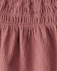 Baby Girl 2-Piece Organic Cotton Crinkled Knit Set