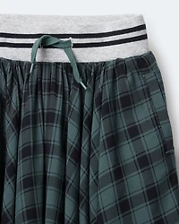 Toddler Girl Avenue Twirl™ Midi Skirt Plaid - Green/Black