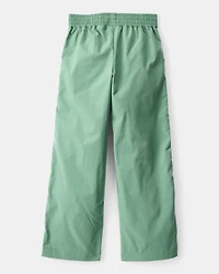 Girls Woven Active Pants - Green