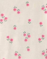 Baby Girl 3-Piece Heart Bodysuit & Pant Set - Pink/Ivory