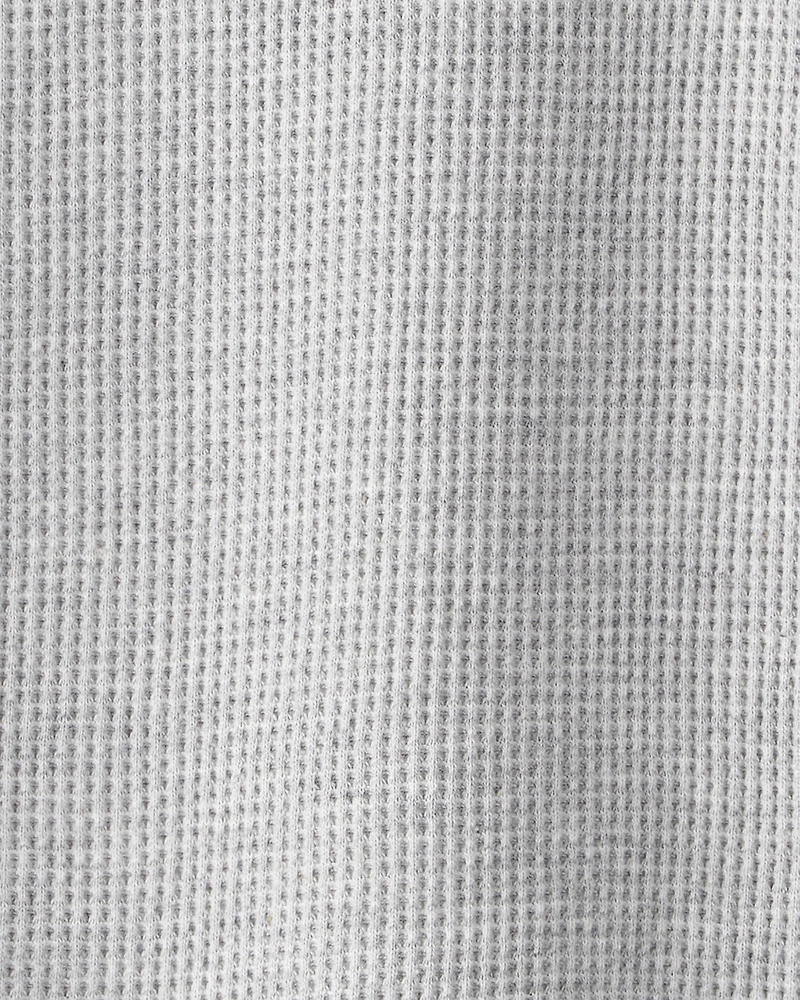 Toddler Boy Thermal Long-Sleeve T-Shirt - Grey/Navy