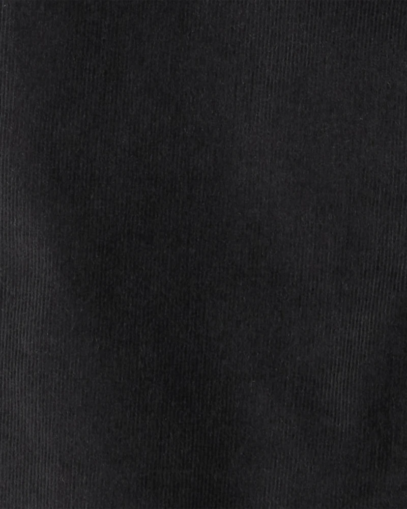 Boys Corduroy Joggers - Black