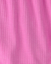 Baby Girl Solid PurelySoft Flutter-Sleeve Top & Short Set - Pink