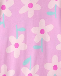 Baby Girl 2-Pack Floral Butterfly 100% Cotton Snug Fit 1-Piece pyjama - Blue/Pink