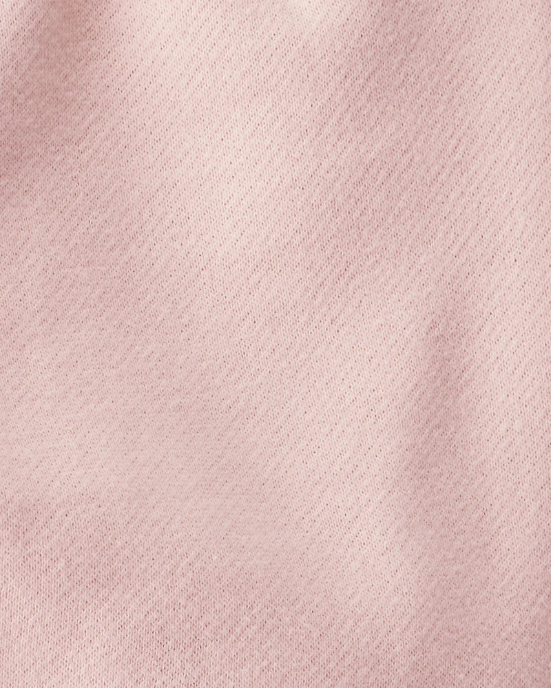 Baby Girl Cotton Joggers - Pink