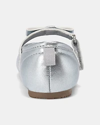 Toddler Girl Dress Shoes - Silver