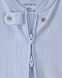 Baby Girl 2-Pack Ice Cream Sleeper- Purple/Blue