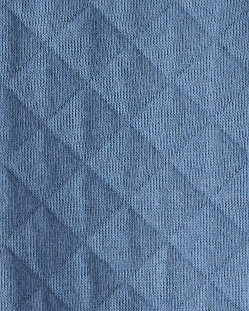 Baby Quilted Double Knit Jumpsuit Made with Organic Cotton