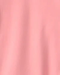 Girls Solid Active Zip-Up Jacket - Pink