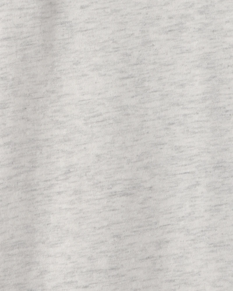 Boys Long-Sleeve Henley T-Shirt - Grey