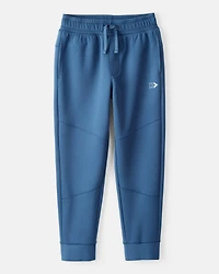 Boys Cotton Active Pants - Blue