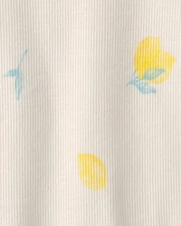 Baby Lemon Graphic Bodysuit - Ivory