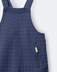Toddler Wide-Leg Overalls - Dark Blue