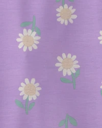 Girls 2-Pack Floral Night Gown - Purple