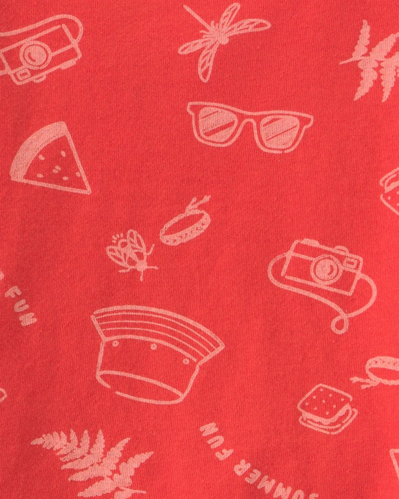 Baby Boy Summer Tee - Orange