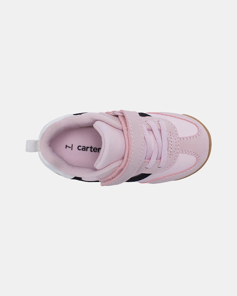Toddler Girl Striped Casual Shoes - Pink