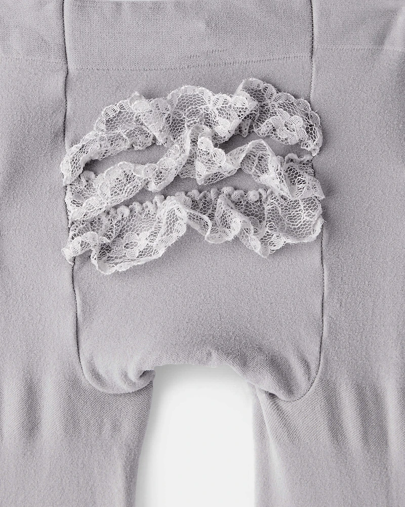 Baby Girl 2-Pack Tights - Pink/Grey