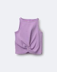 Toddler Girl Tie-Front Tank - Purple