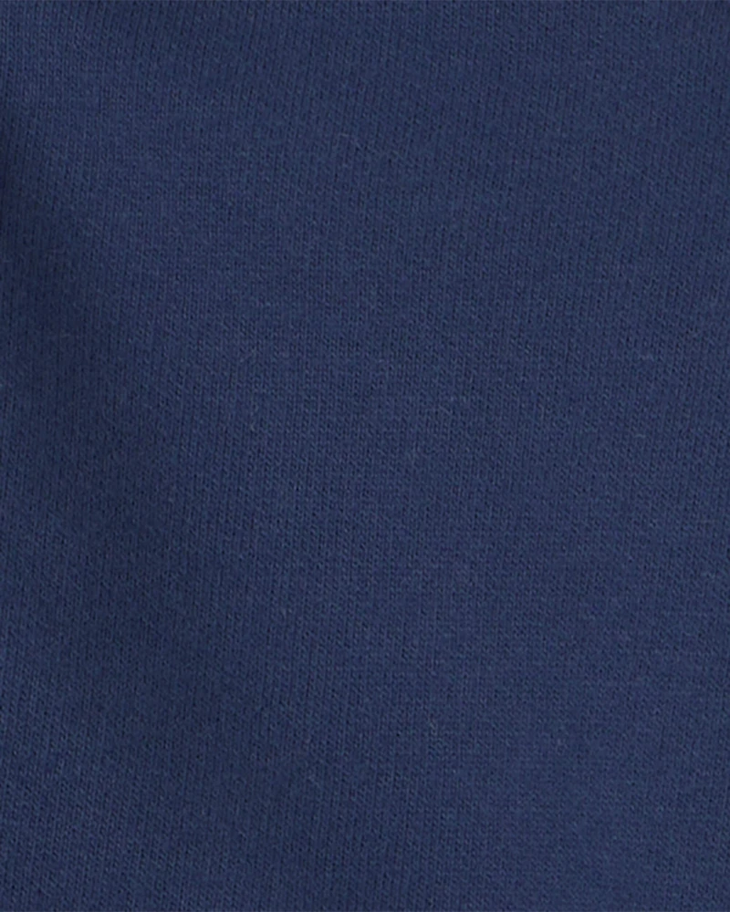 Baby Boy 3-Piece Football French Terry Layering Set - Navy Blue