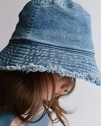 Toddler Denim Bucket Hat - Light Wash