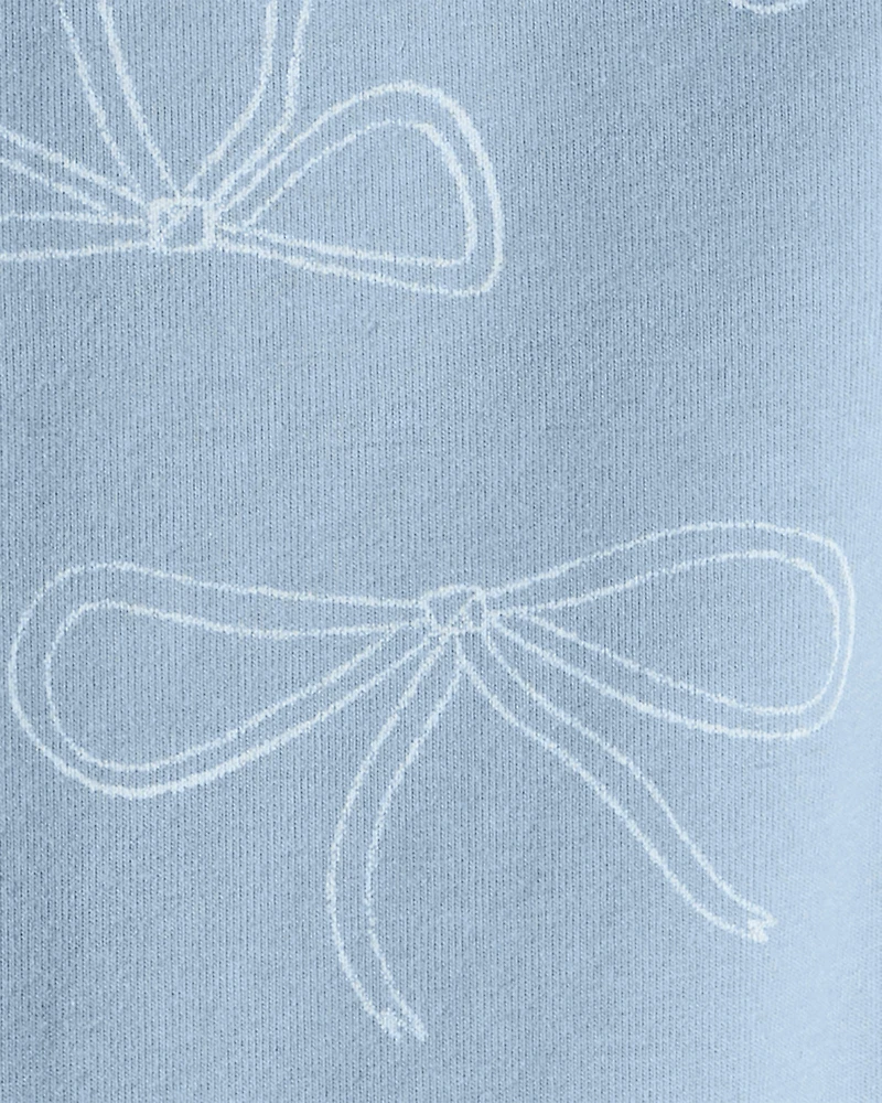 Girls Bow Print Leggings