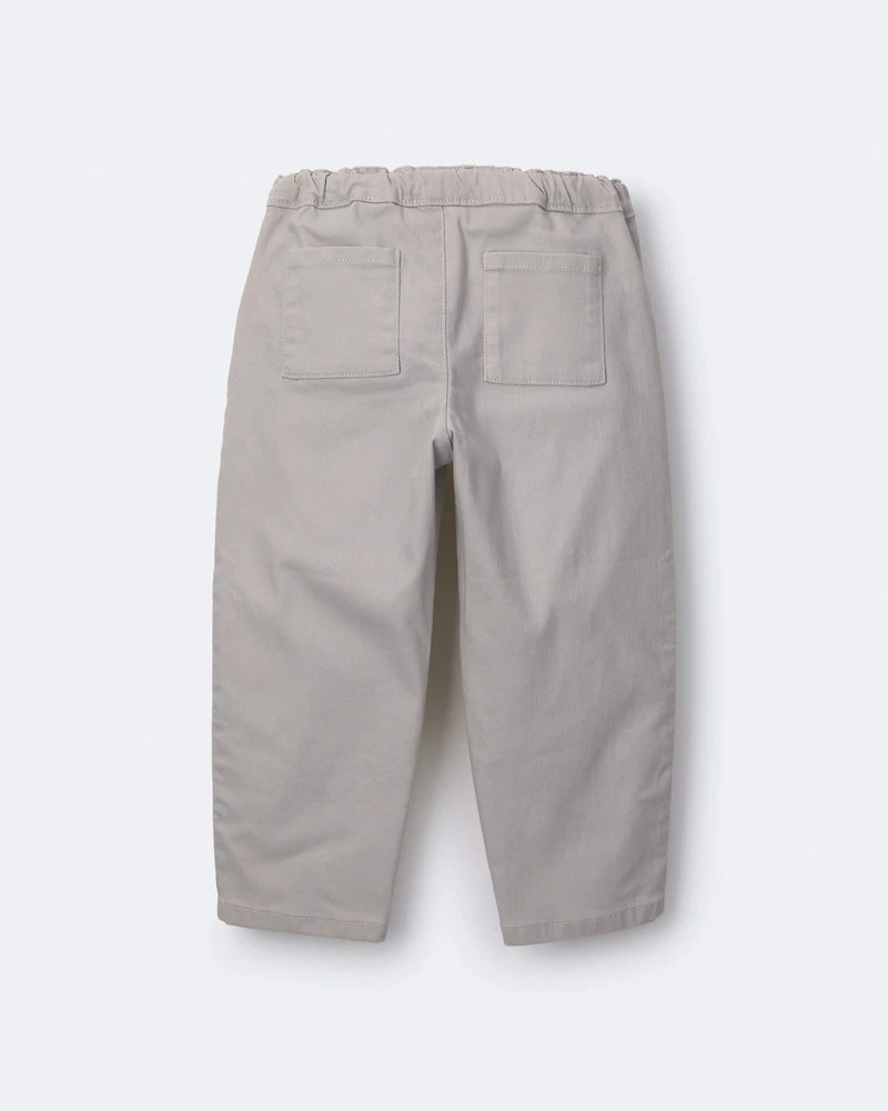 Toddler Boy Woven Pant - Grey