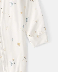 Baby Constellation 2-Way Zip PurelySoft Sleeper - Cream