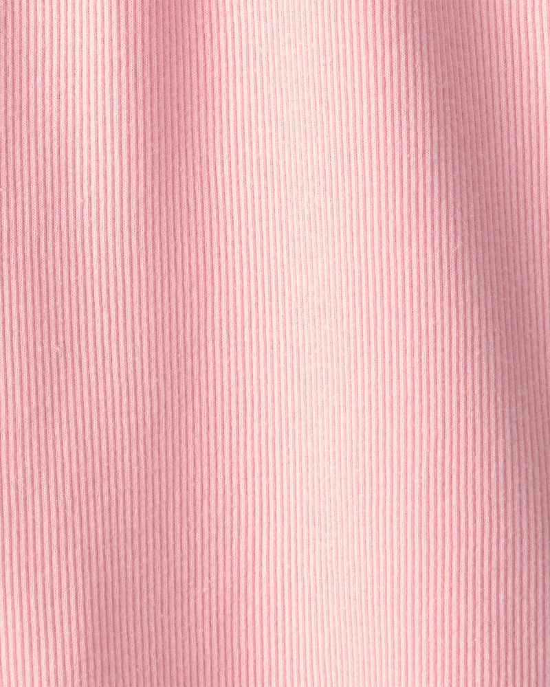 Girls Eyelet Top - Pink