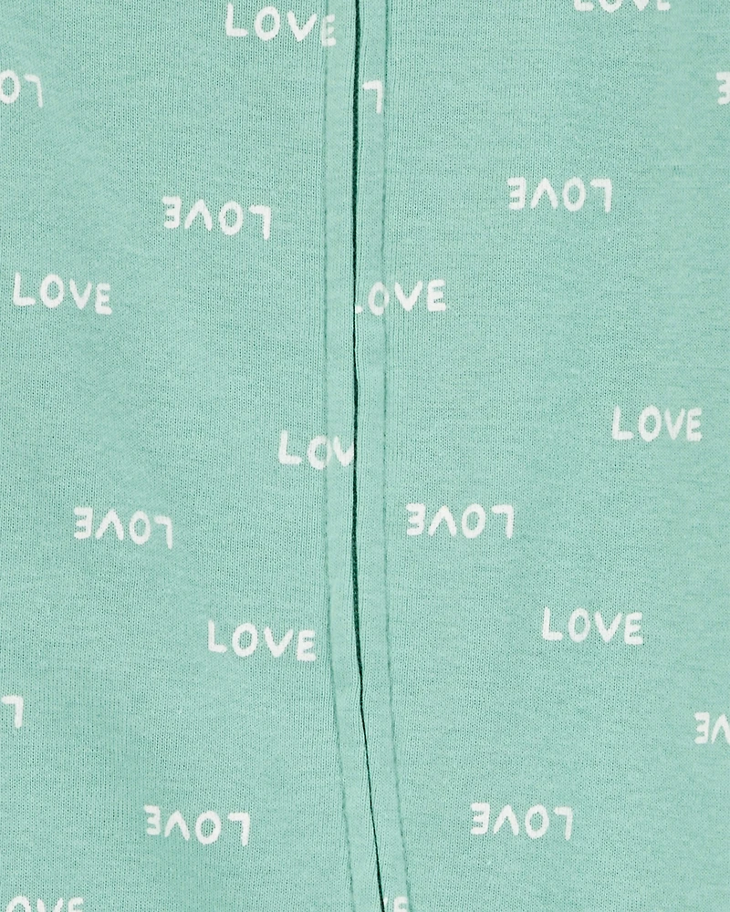 Baby 2-Pack Frog 2-Way Zip Cotton Sleeper Pyjamas