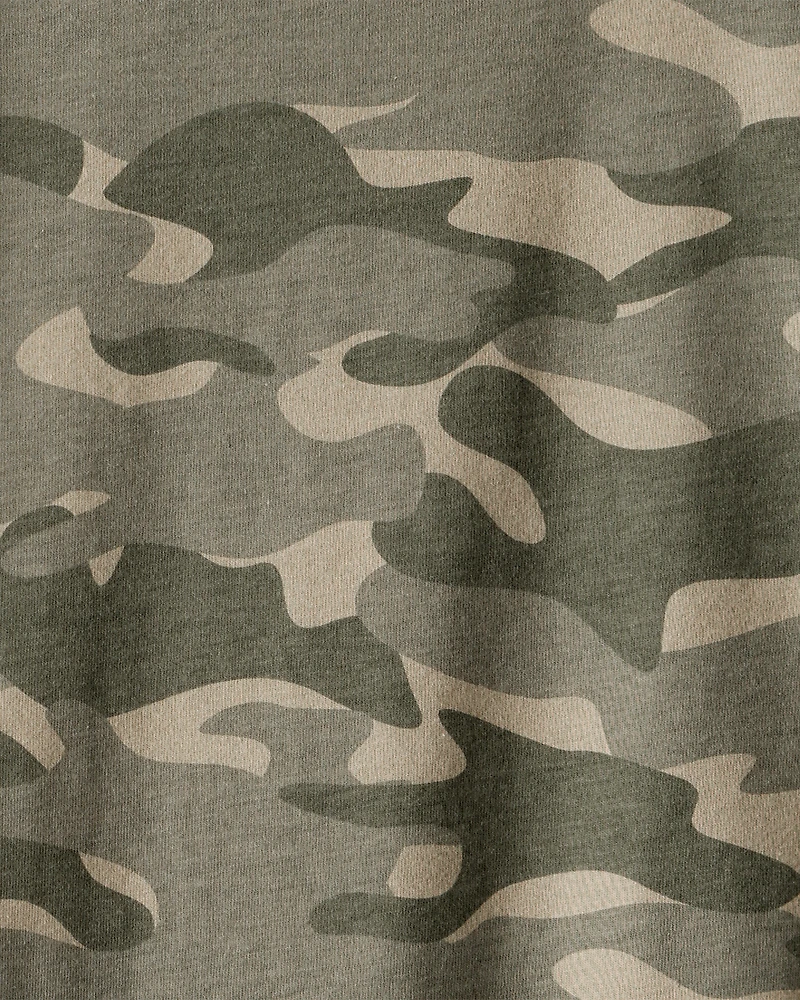 Boys Camo Long-Sleeve Tee